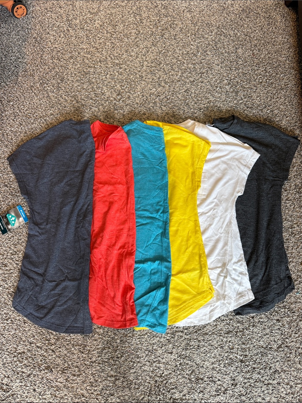 Columbia Women's Short-Sleeve Tees - Navy, Red, Teal, Yellow, White, Charcoal